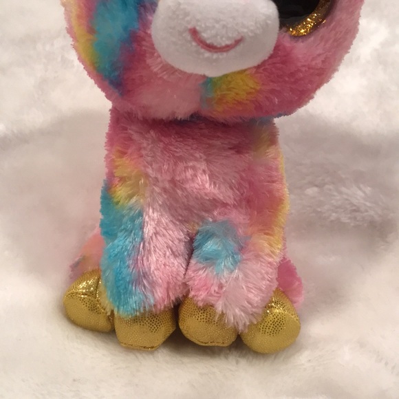 TY Beanie Boo Unicorn Bean Bag Plush Stuffed Animal - Picture 3 of 9